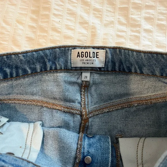Agolde denim jean skirt - Picture 4 of 5